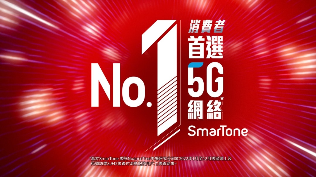 smartone 5G widest coverage in HK